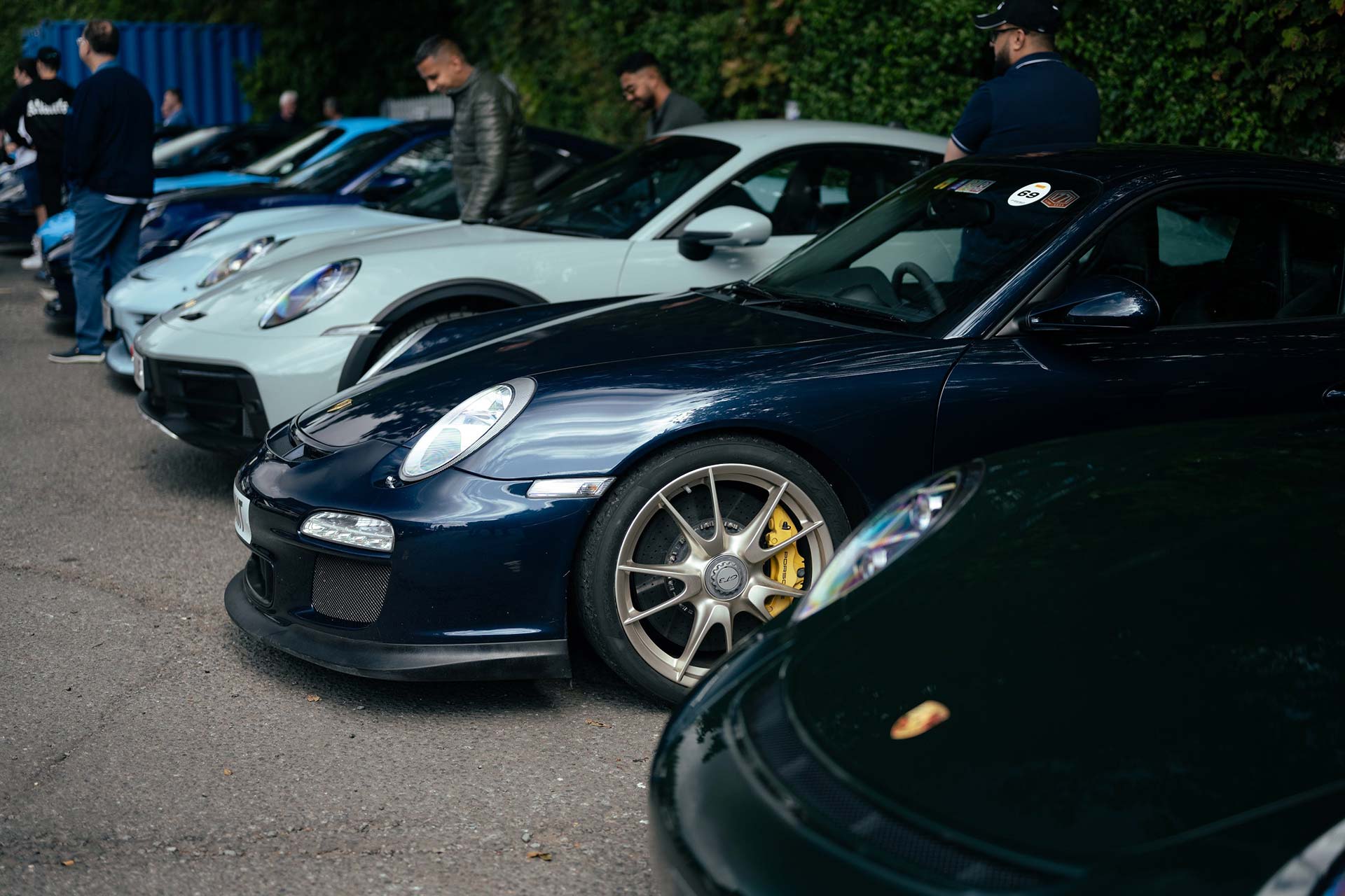 A Palette of Porsches