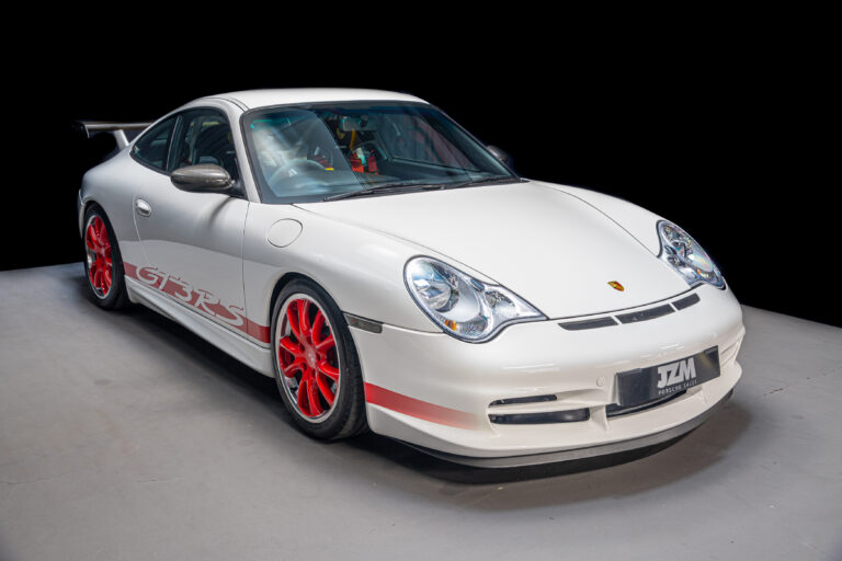 Porsche 911 GT3-2003-Carrara White / Red Decals 