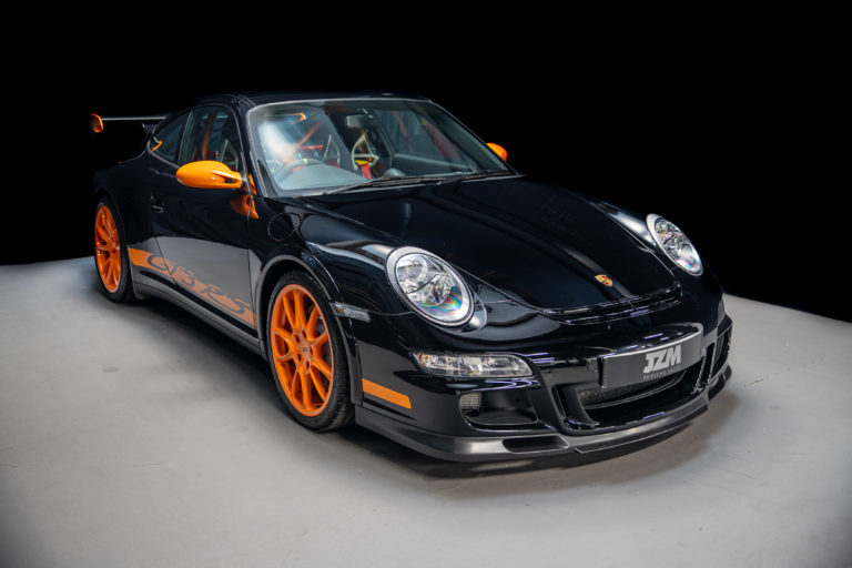 Porsche 911 GT3 RS-2007-Black / Orange