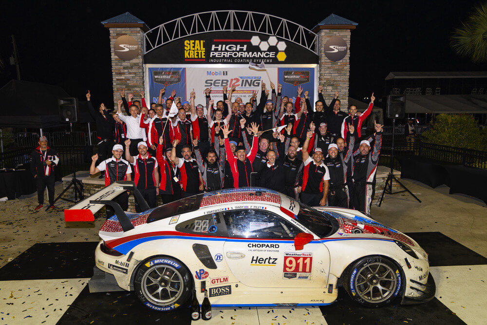 Super in Sebring: Porsche also wins the twelve-hour race